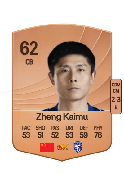 Kaimu Zheng card