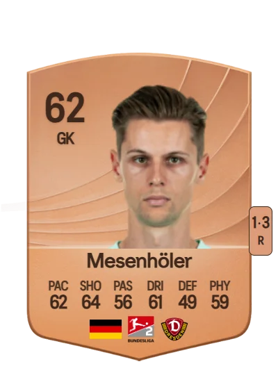 Daniel Mesenhöler card