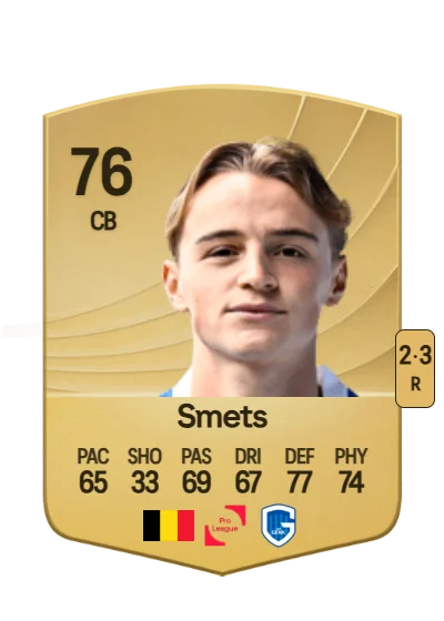 Matte Smets card