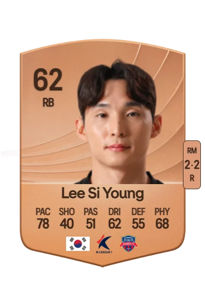 Si Young Lee card