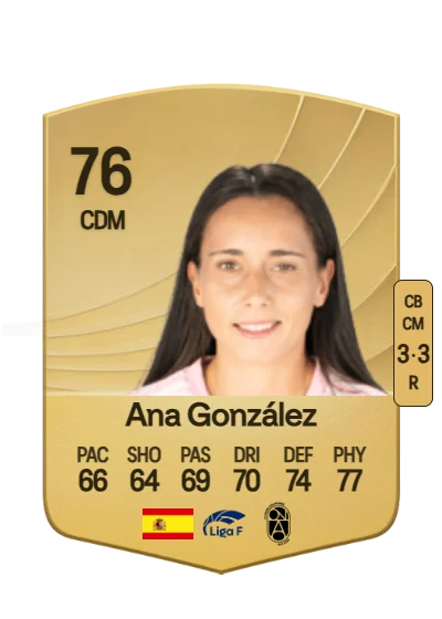 Ana González Rosa card