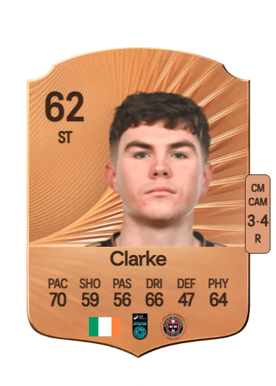 James Clarke card
