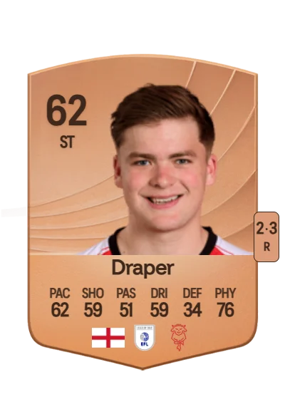 Freddie Draper card