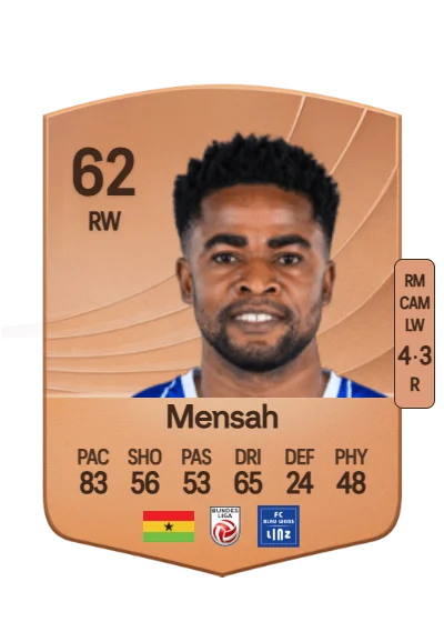 Paul Mensah card