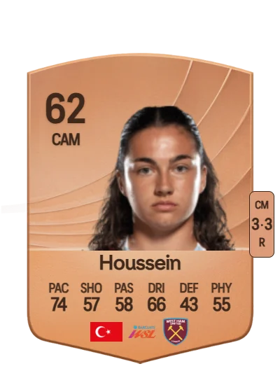 Halle Houssein card