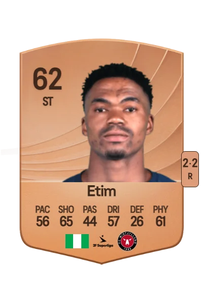 Friday Etim card