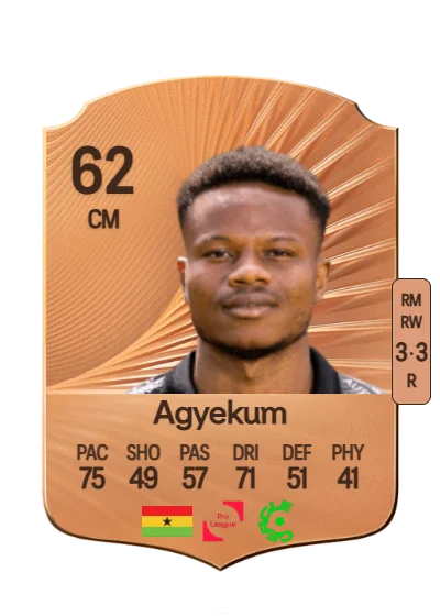 Lawrence Agyekum card