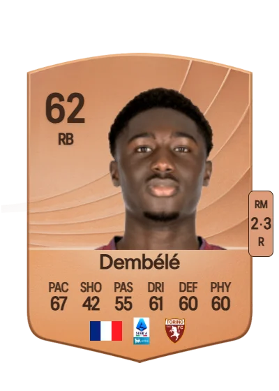 Ali Bina Dembélé card