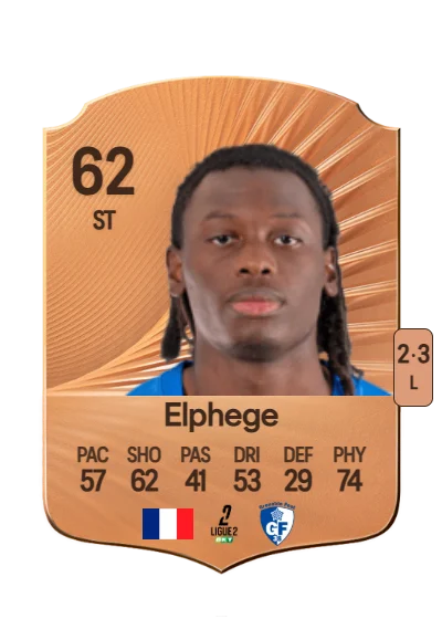 Nesta Elphege card