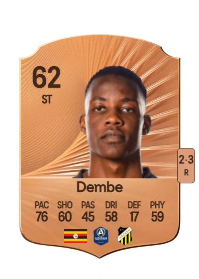 John Paul Dembe card