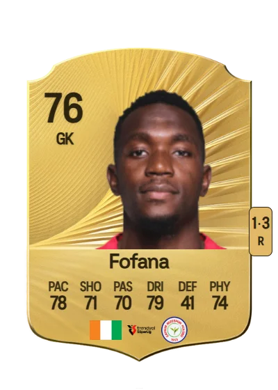 Yahia Fofana card