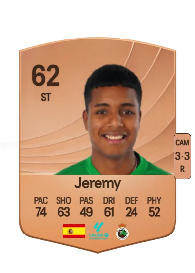 Jeremy Arévalo Mera card
