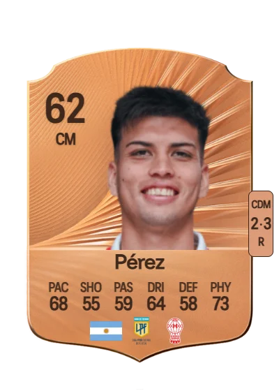 Leonel Pérez card