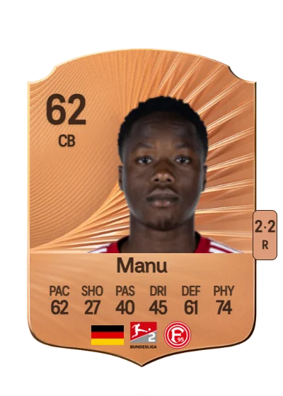 King Samuel Manu card