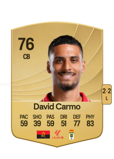 David Mota Teixeira Carmo card