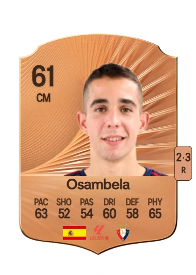 Asier Osambela Larraya card
