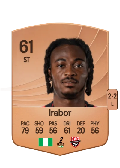 Brown Irabor card