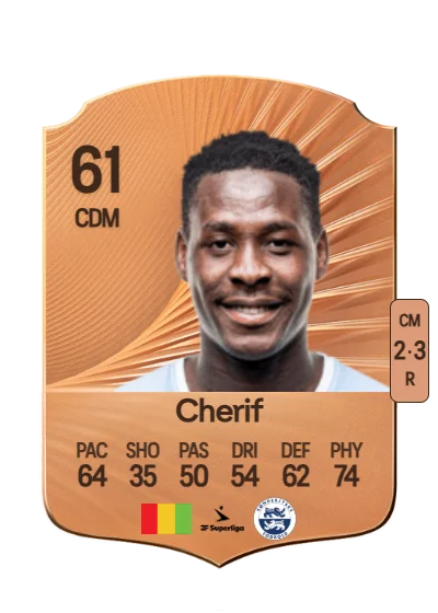 Mohamed Cherif card