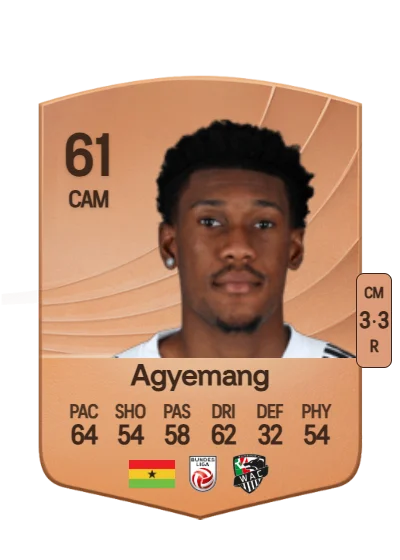 Emmanuel Agyemang card