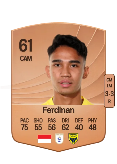 Marselino Ferdinan card