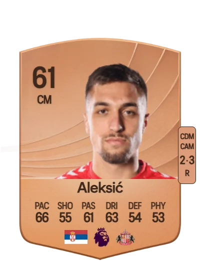 Milan Aleksić card
