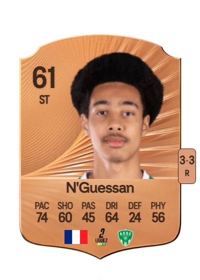 Djylian N'Guessan card