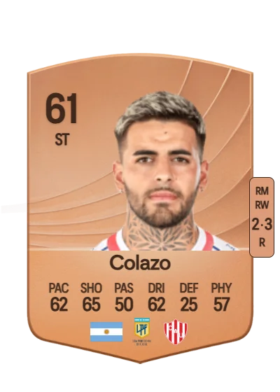 Agustín Colazo card