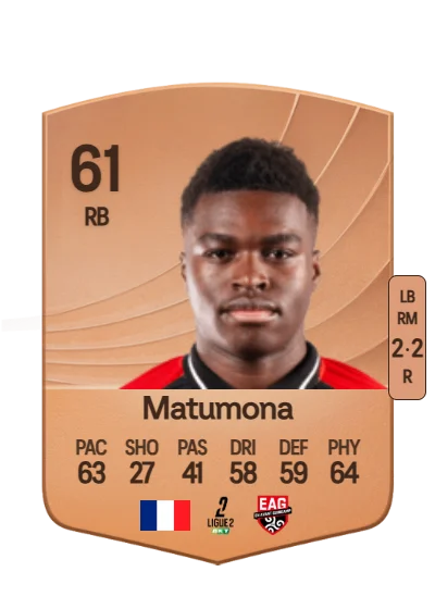 Jérémie Matumona card