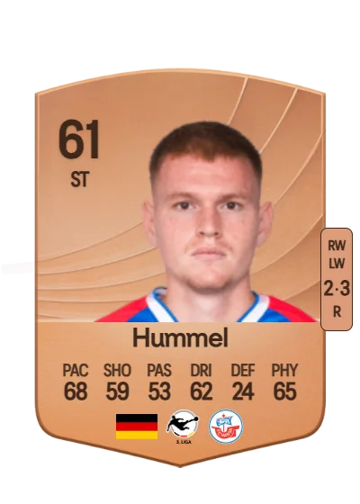 David Hummel card