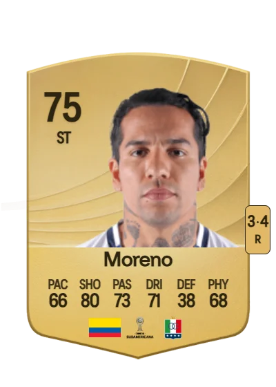 Dayro Moreno card