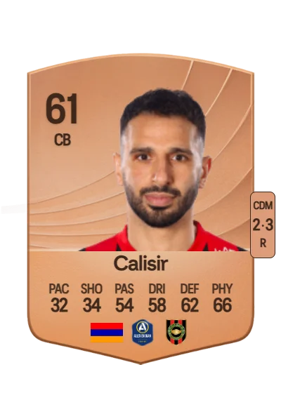 André Calisir card