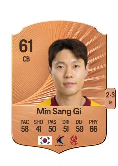 Sang Gi Min card