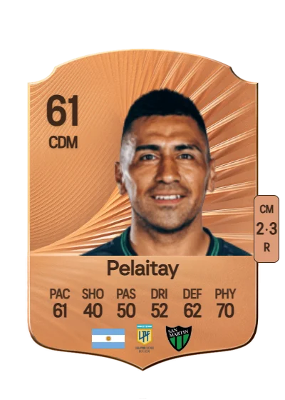Nicolás Pelaitay card