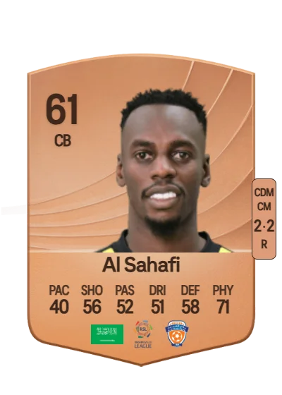 Ziyad Al Sahafi card