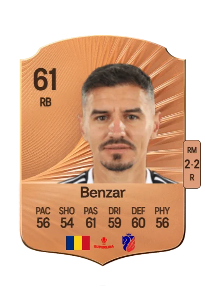 Romario Benzar card