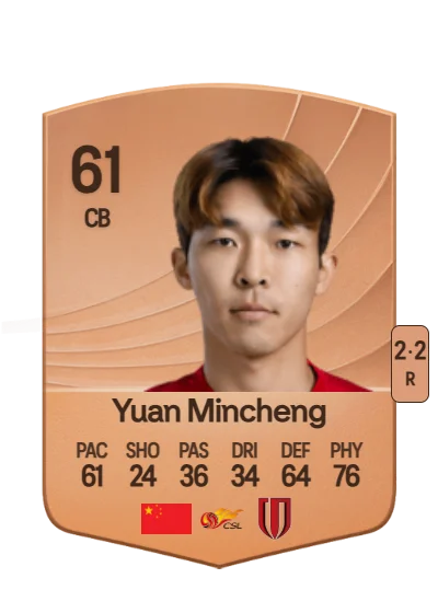 Mincheng Yuan card