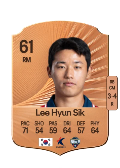 Hyun Sik Lee card
