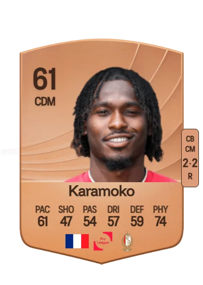 Ibrahim Karamoko card