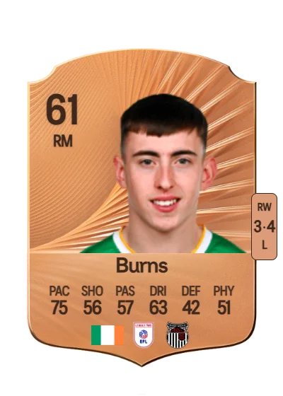 Darragh Burns card