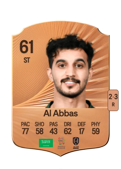 Saleh Al Abbas card