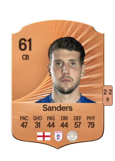 Jack Sanders card