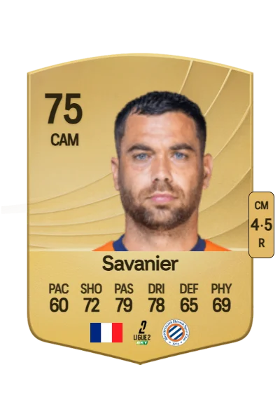 Téji Savanier card