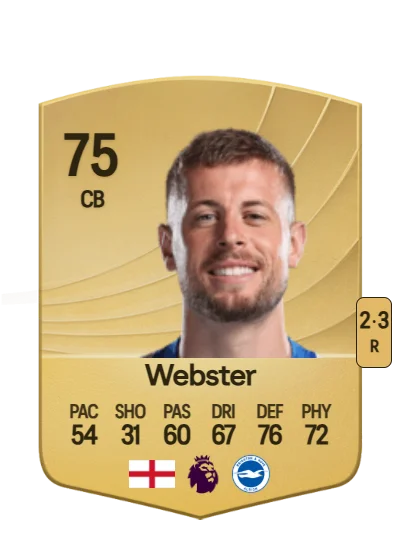 Adam Webster card