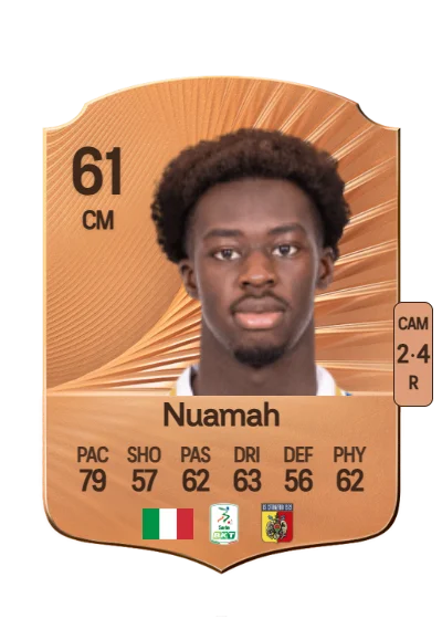 Patrick Nuamah card