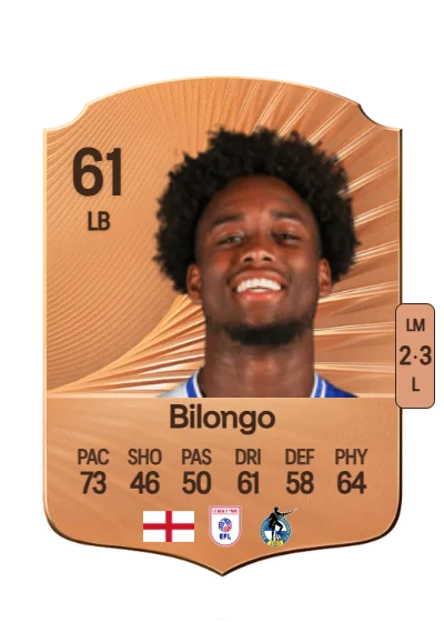 Bryant Bilongo card