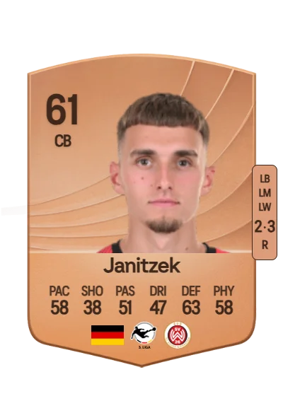 Justin Janitzek card