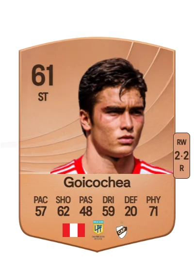 Juan Pablo Goicochea card