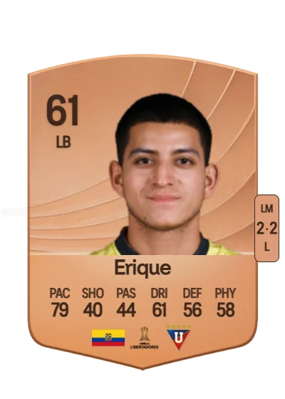Yeltzin Erique card