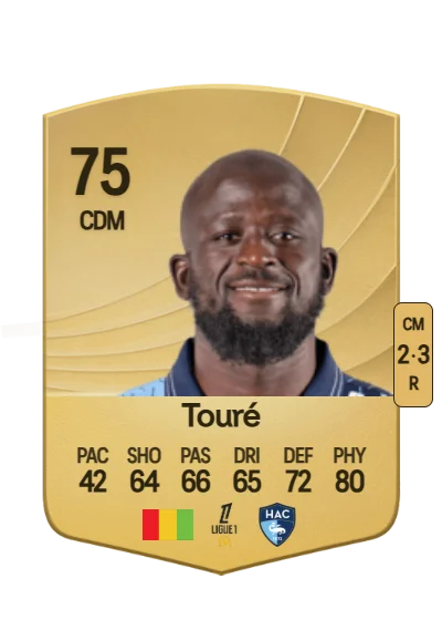 Abdoulaye Touré card