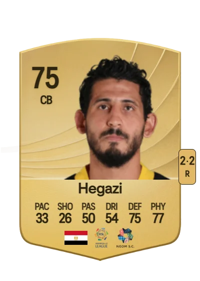 Ahmed Hegazi card
